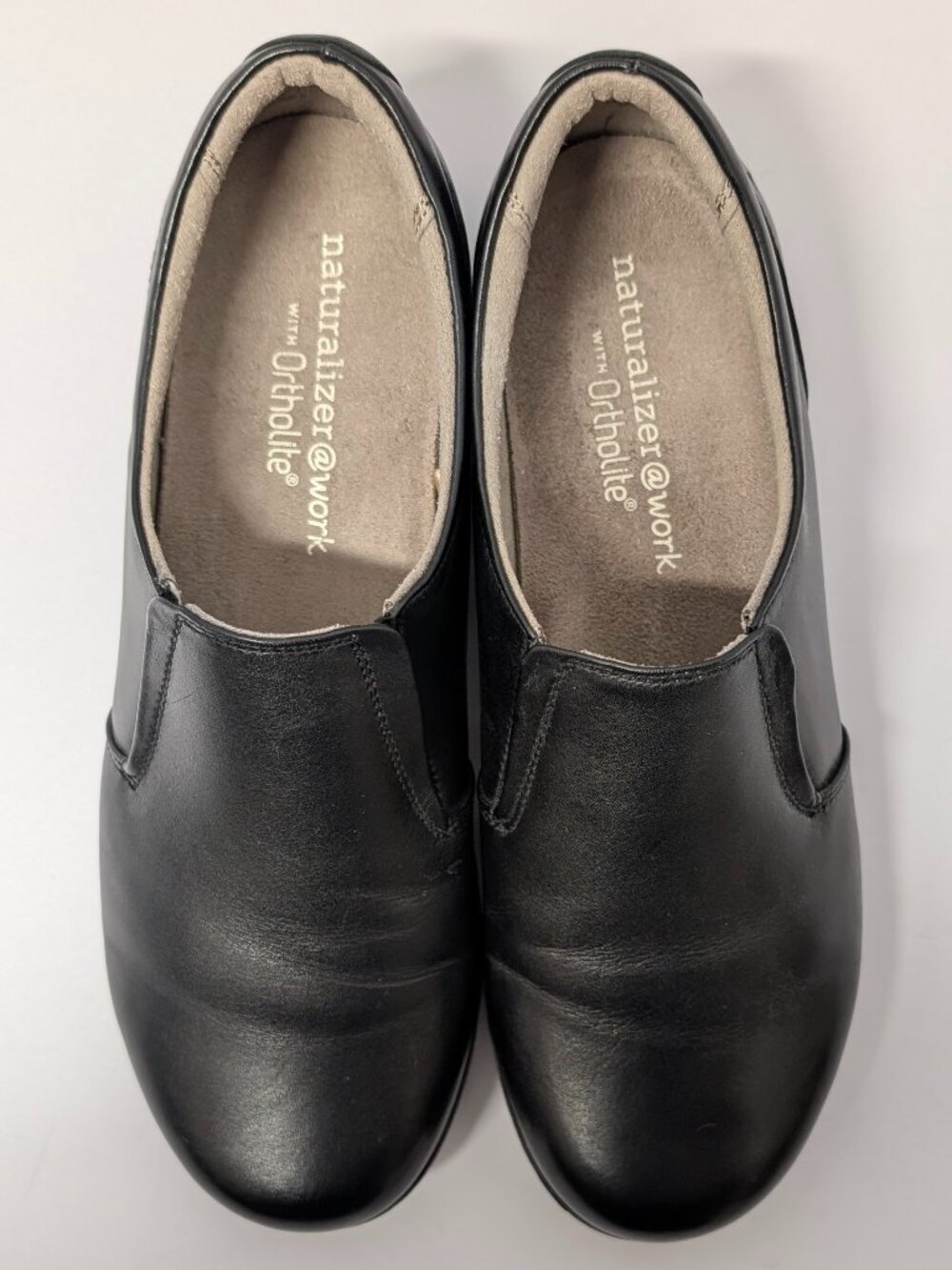 Naturalizer Brody Slip-On Loafers in Black Leather